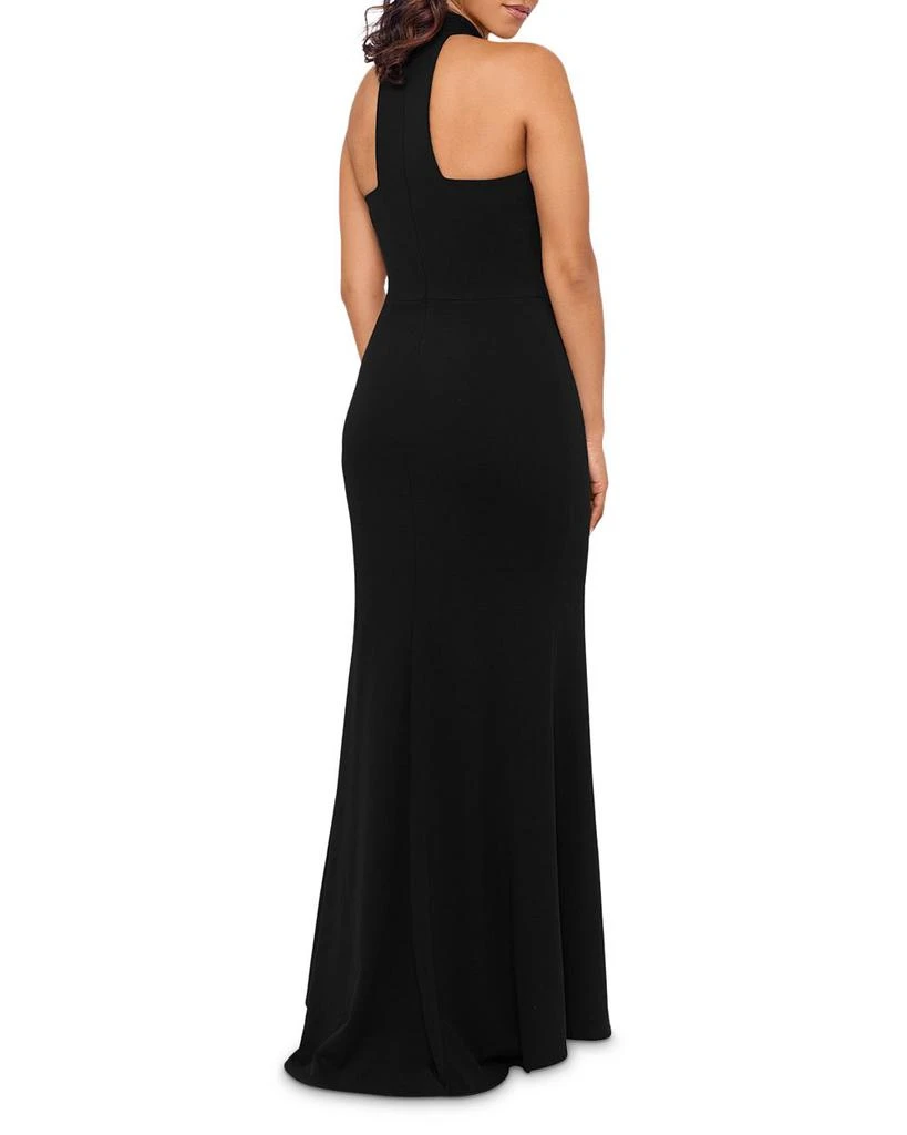 AQUA Halter Neck Gown - Exclusive 3