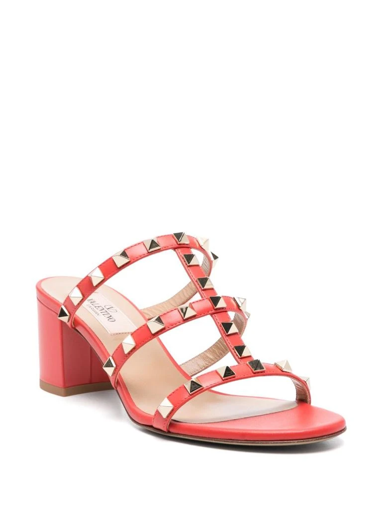 Valentino ROCKSTUD LEATHER SANDALS 2
