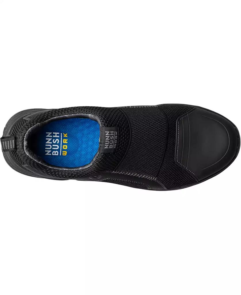 Nunn Bush Men's Grazie Work Splash Guard Slip Resistant Slip On Shoe