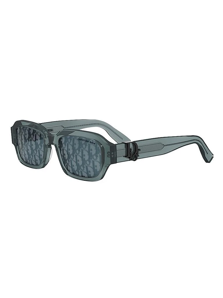 Shop DiorOblique S2I 52MM Rectangular Sunglasses on Sale at