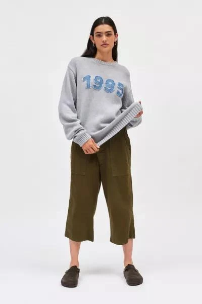 Urban Renewal ReMADE By UO 1995 Denim Patch Sweater 3