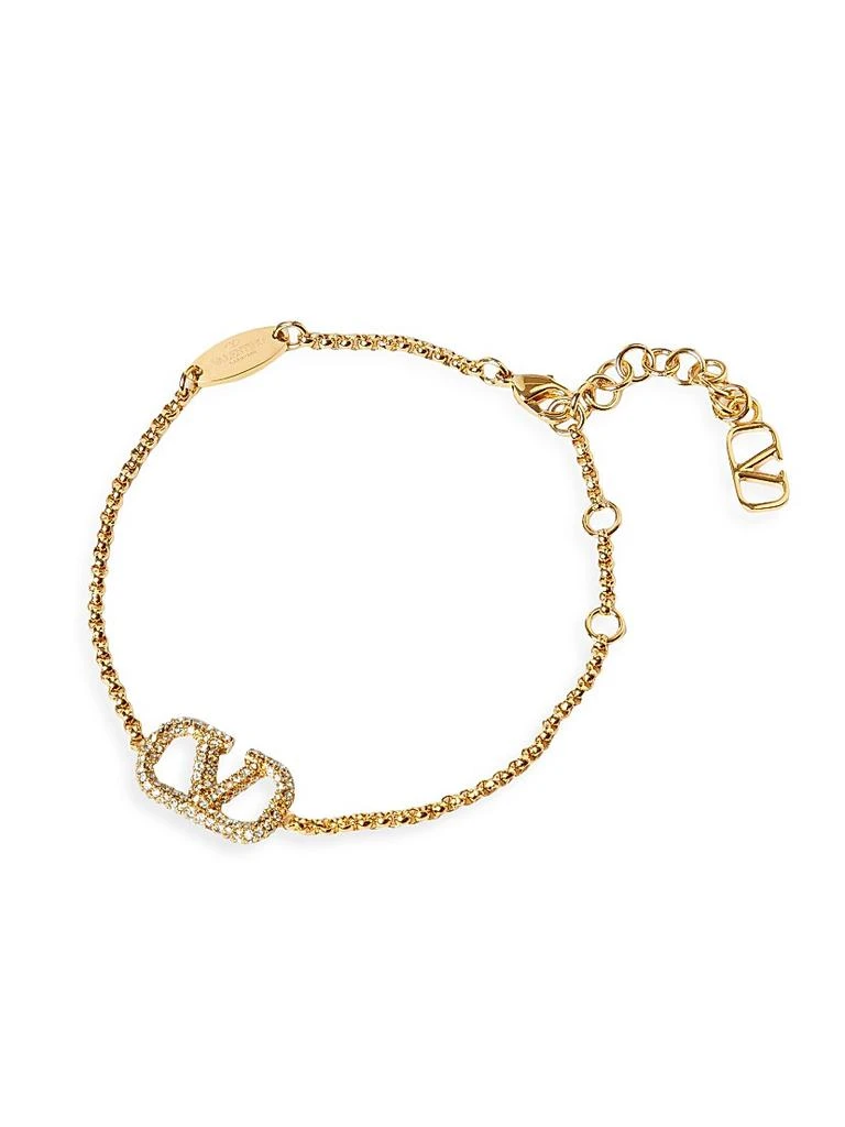 Valentino VLogo Signature Bracelet In Metal And Swarovski® Crystals 3