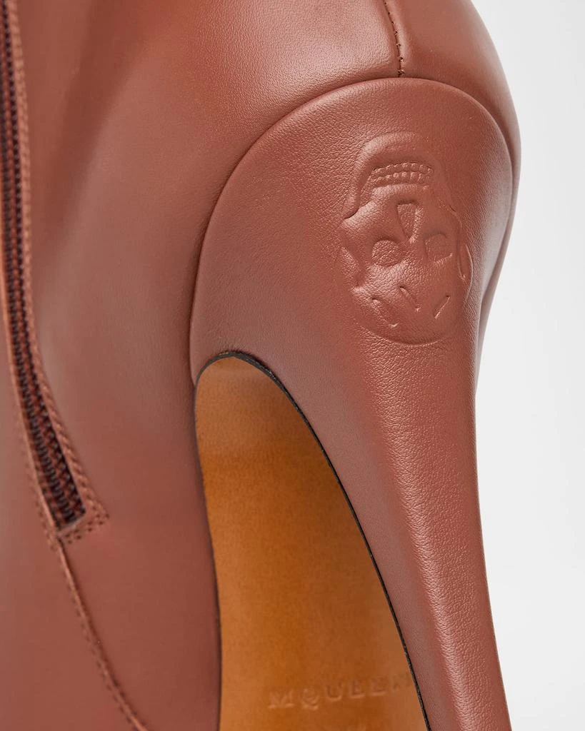 Alexander McQueen Birdee Leather Stiletto Booties 5