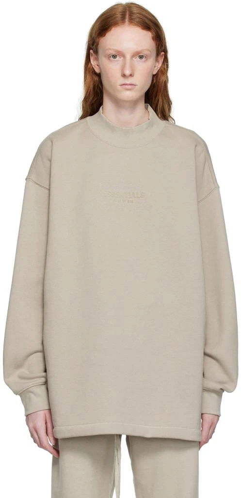 Fear of God ESSENTIALS Gray Relaxed Sweatshirt 1