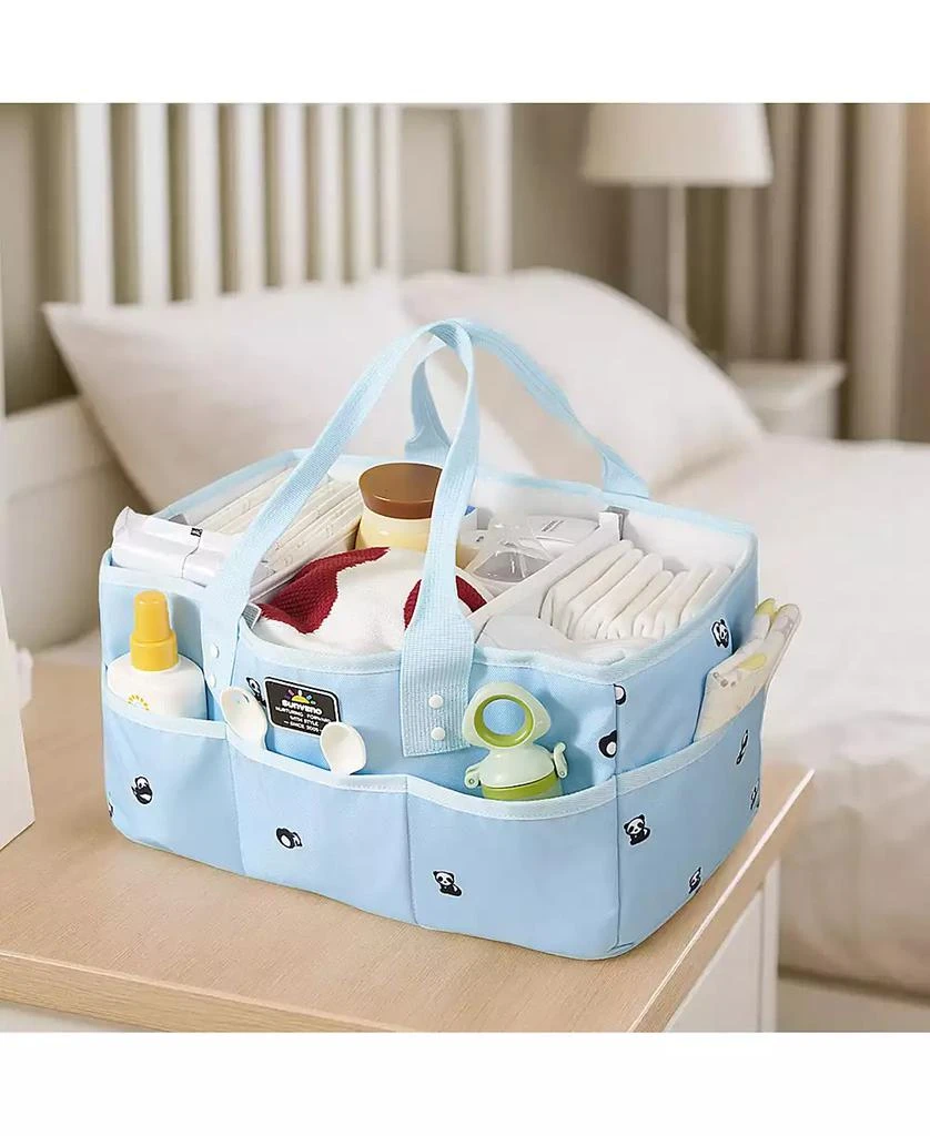 Sunveno Portable Diaper Caddy Organizer 9