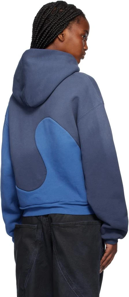 ERL Blue Classic Swirl Hoodie 3