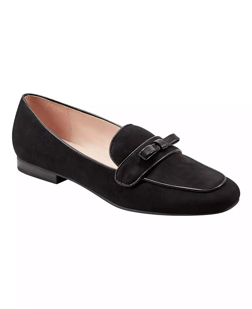 Bandolino Women's Meonna Square Toe Bow Detail Loafers 1
