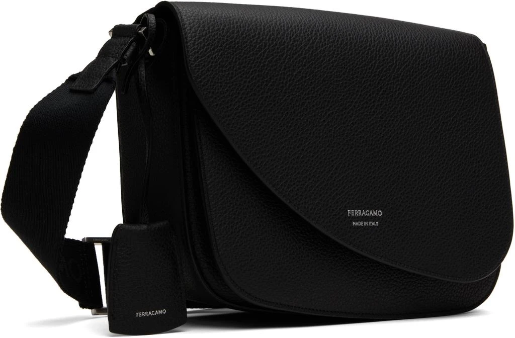 Ferragamo Black Fiamma Crossbody Bag 2