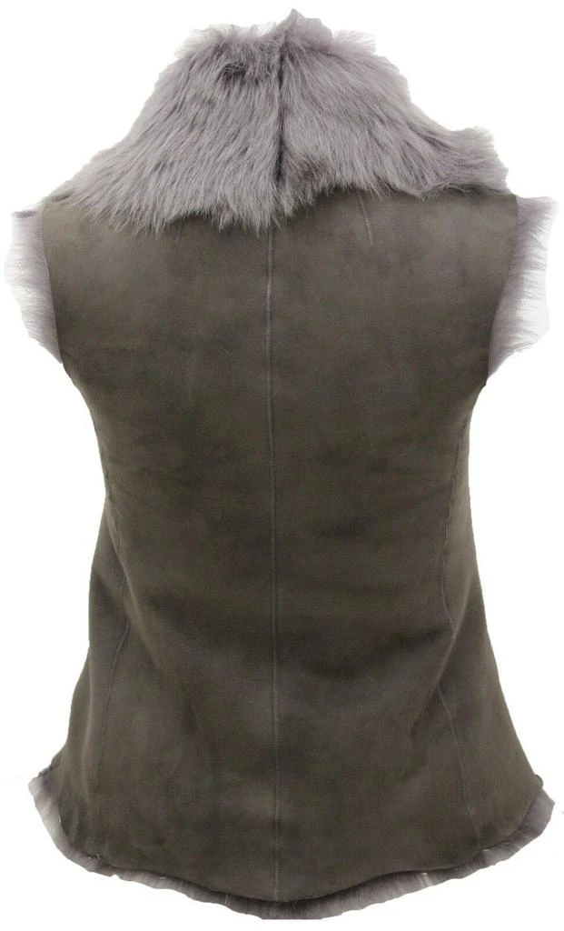Infinity Leather Women's Toscana Sheepskin Short Gilet-Denver 2