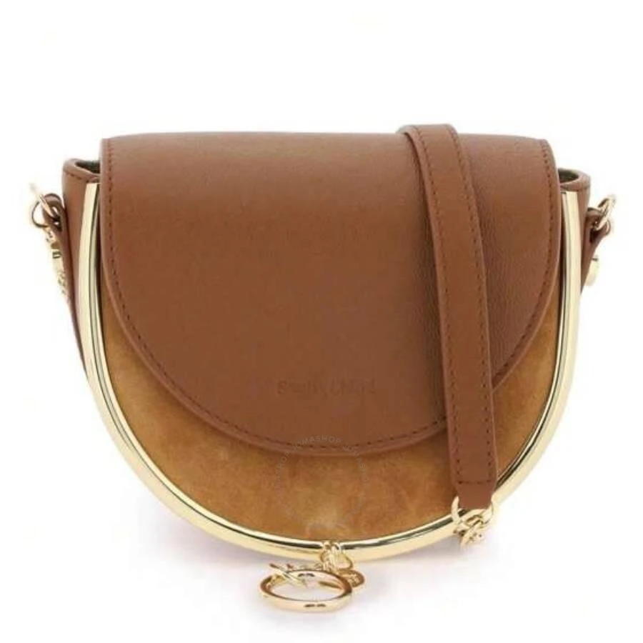 See by Chloé Mara Suede and Leather Crossbody Bag 1