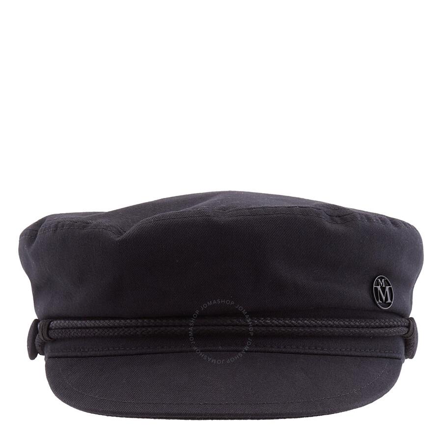 MAISON MICHEL Ladies Black New Abby Cap