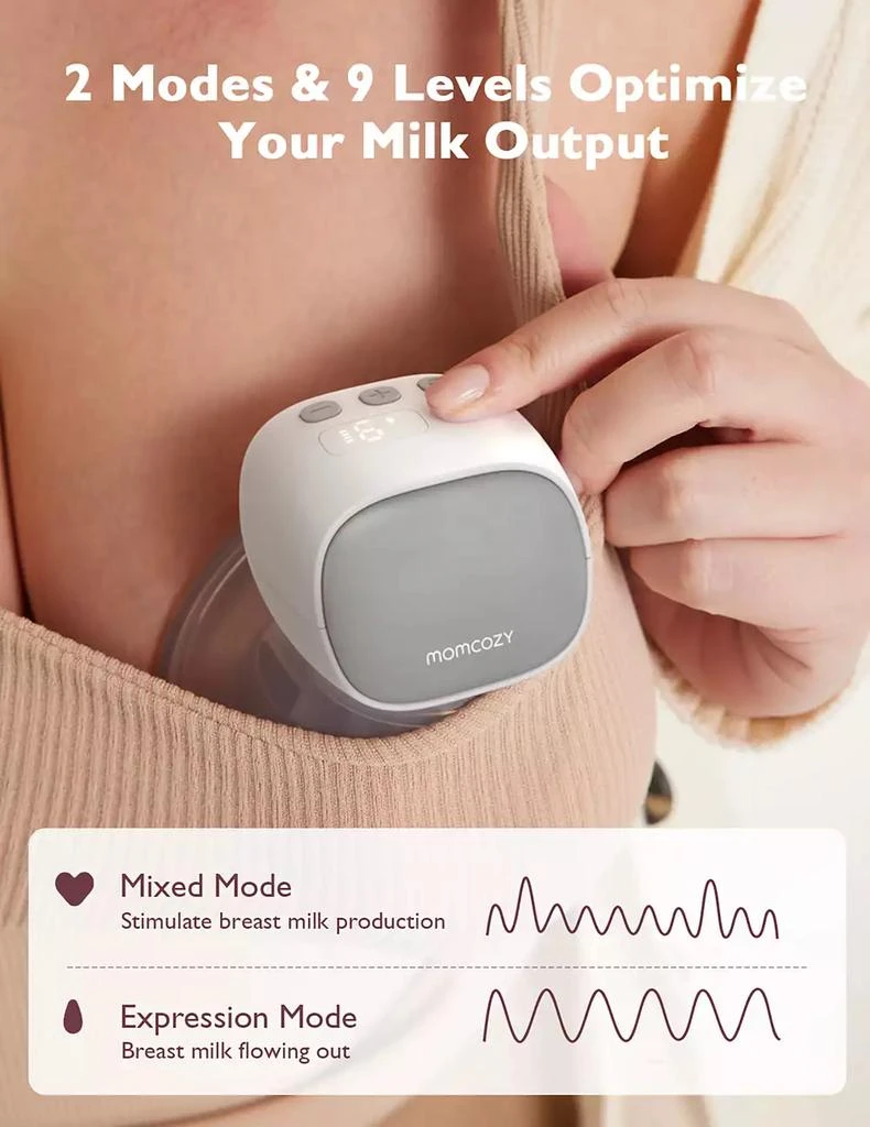 Momcozy Single wearable Electric Breast Pump 2