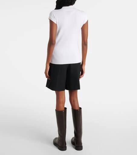 Jardin des Orangers Ribbed-knit high-neck wool top 3