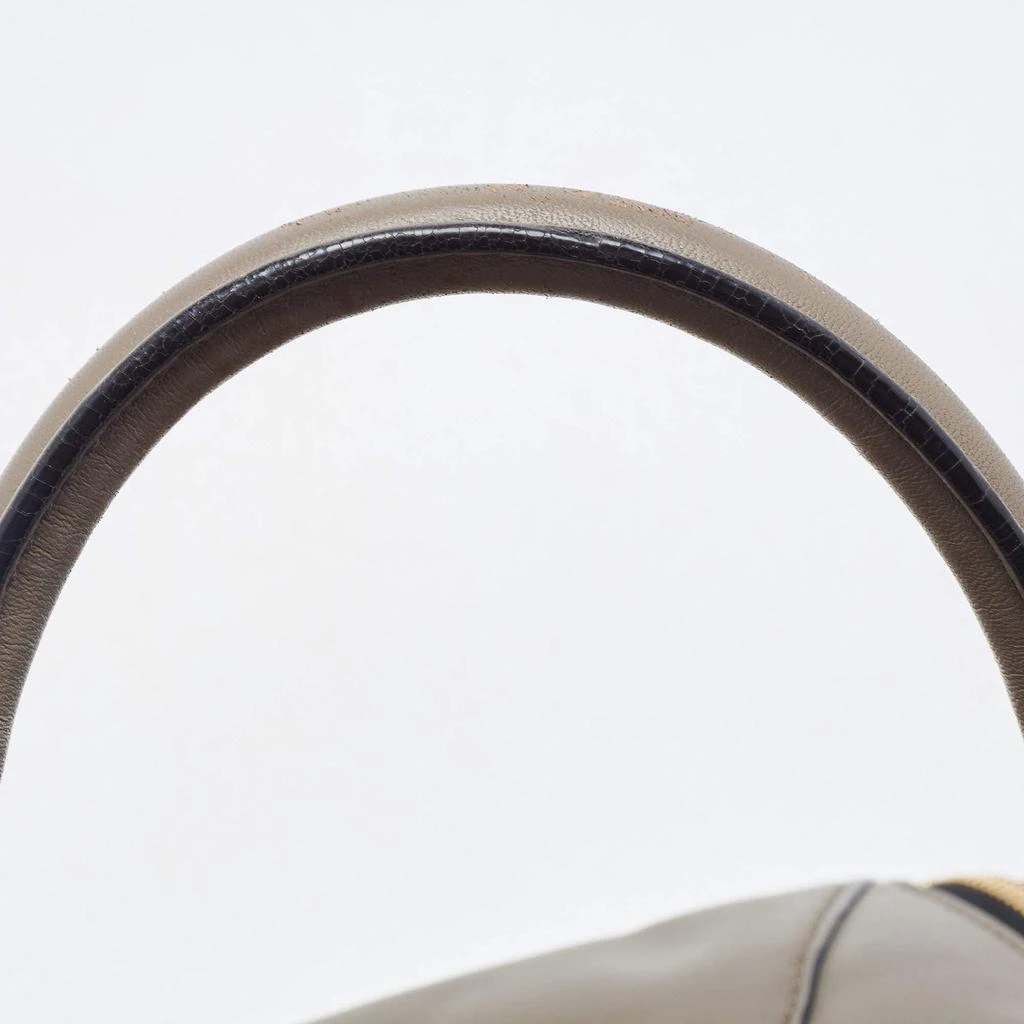Diane von Furstenberg Diane Von Furstenberg Grey Leather Large 440 Gallery Secret Envelope Tote 14