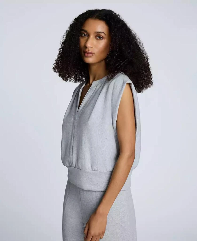 Kenneth Cole Women's Pleated-Shoulder Split-Neck Tank Top 3