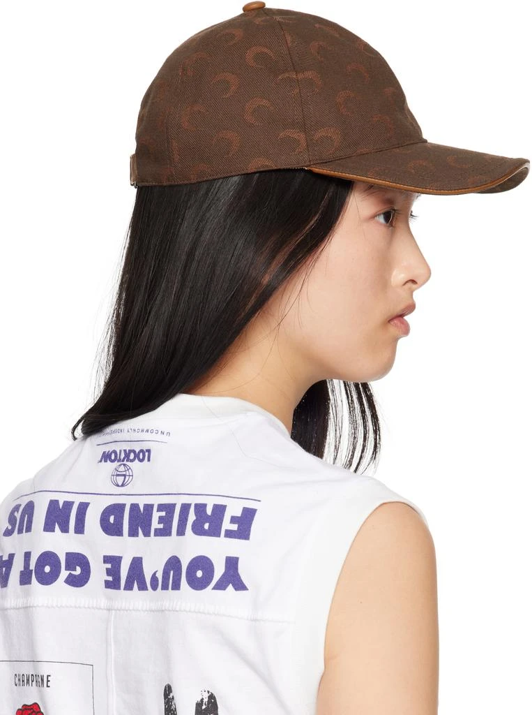Brown Moon Jacquard Twill Baseball Cap – On Sale Now with Up  display picture 2