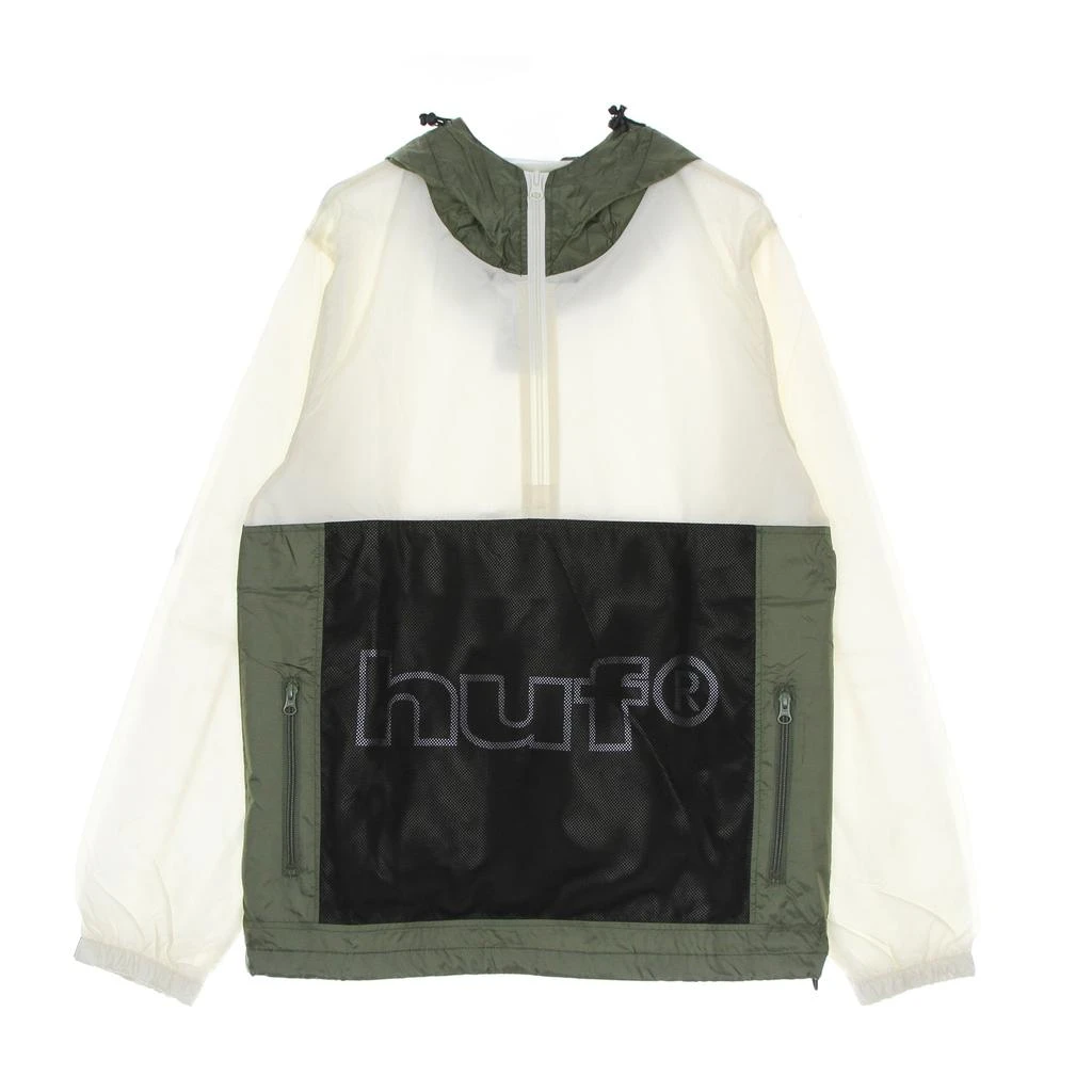 HUF Men's Pull-On Windbreaker Wireframe Anorak 1
