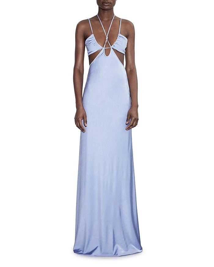 ET OCHS Genesis Gathered Halter Gown 1