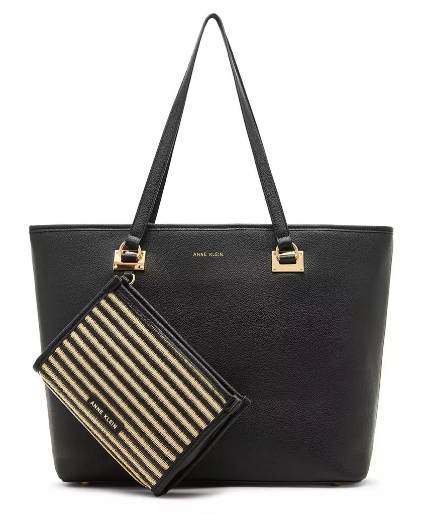 Anne Klein Work Large Tote Bag with Pouch 1