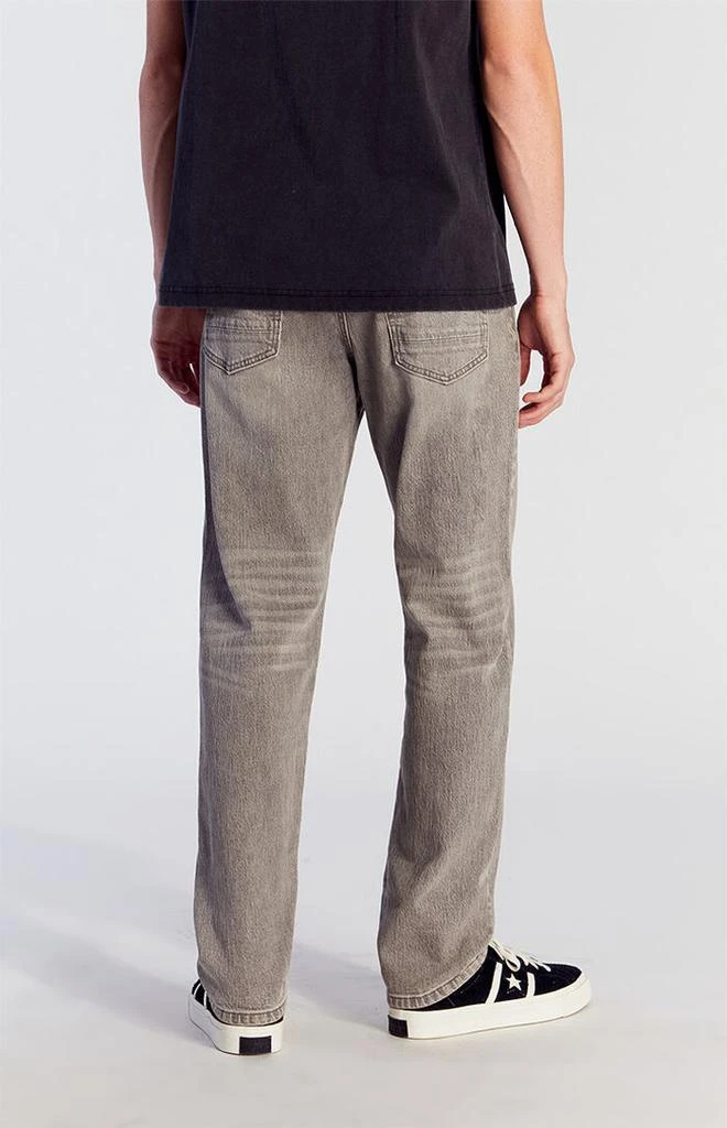 PacSun Cade Straight Jeans Stretch Gray 4