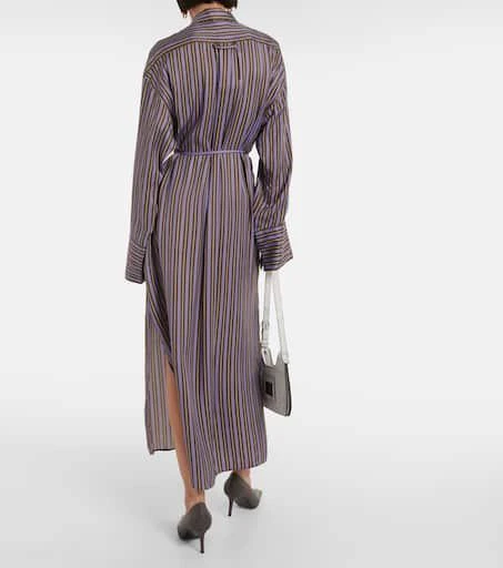 Acne Studios Delestina striped shirt dress 3