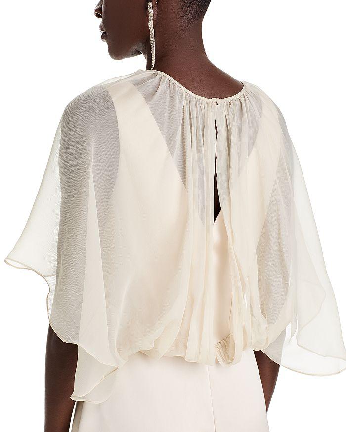 Amsale Cape Dress