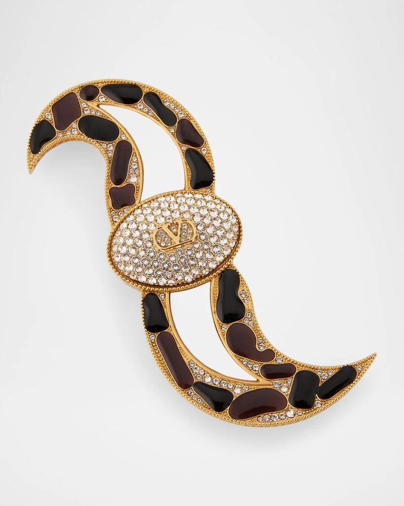 Valentino Pas Plus Brooch Necklace 3