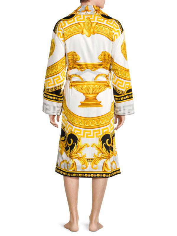 Versace Baroque Print Bathrobe