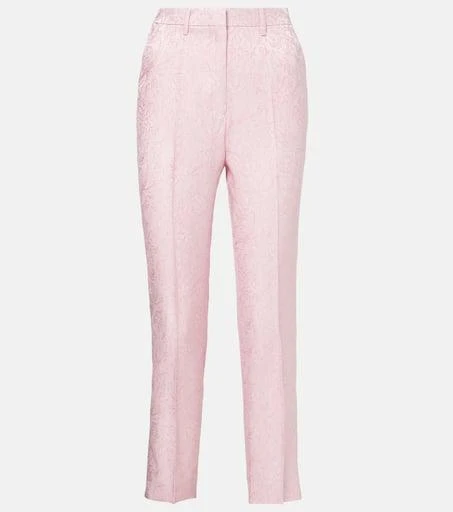 ETRO Paisley cropped slim pants 1