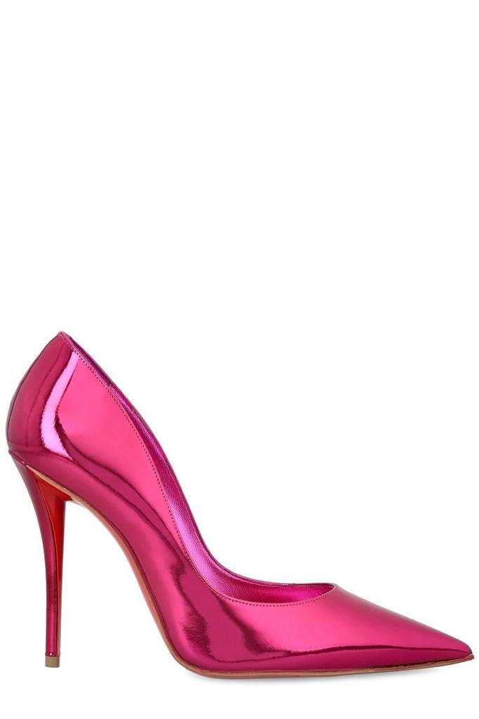 Christian Louboutin Miss Z 60MM Patent Leather Pumps BLACK