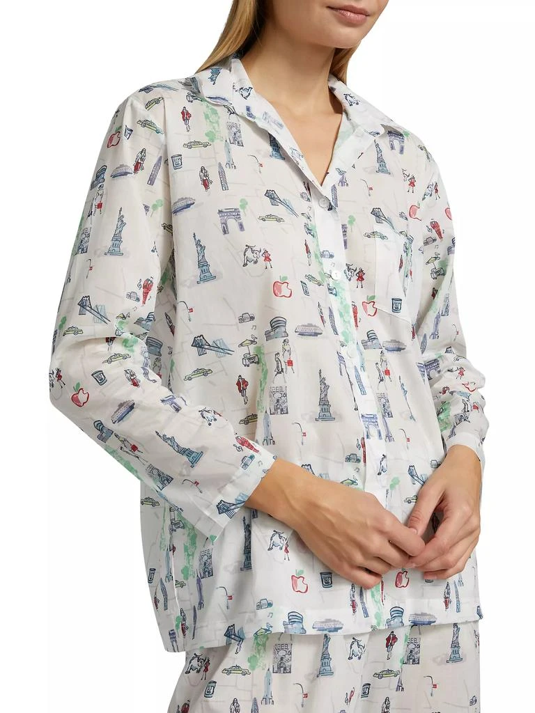 Pour Les Femmes New York Cotton Pajamas 6