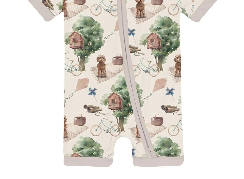 KICKEE Kickee - Infant 
Toddler Unisex Shorty Sleeper With Zipper