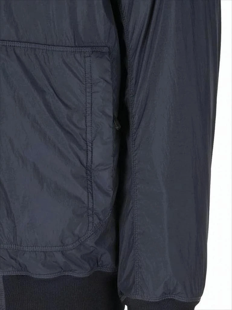 Stone Island Padded Jacket with High Collar and Front Zip by 4