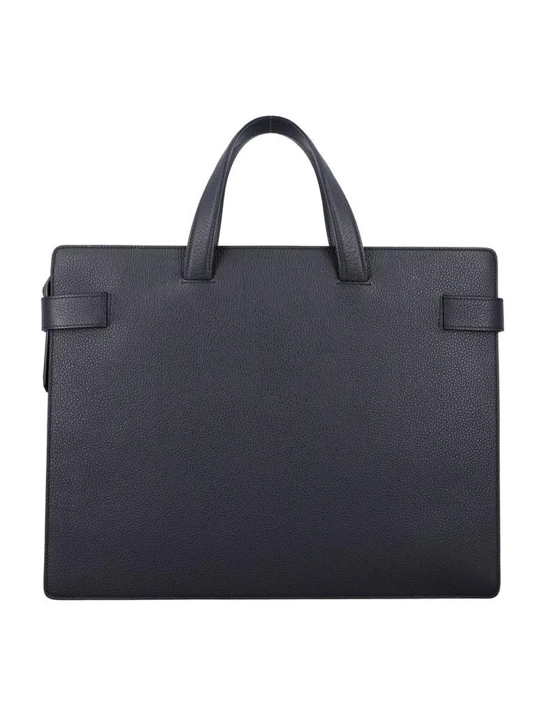 Salvatore Ferragamo Salvatore Ferragamo Briefcase With Gancini Buckles 4