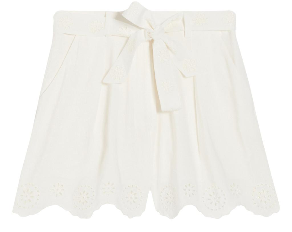 CLAUDIE PIERLOT Broderie high-waisted shorts