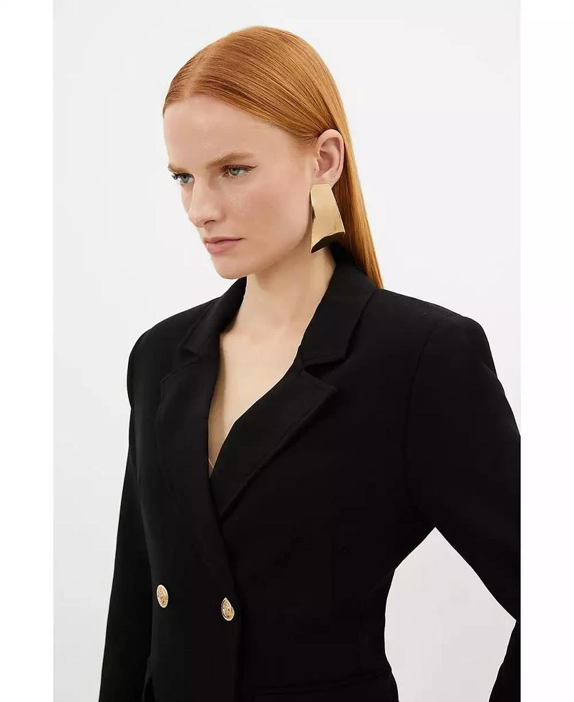 KAREN MILLEN Women's Tailored Double Breasted Blazer 3