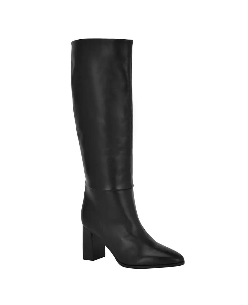 Calvin Klein Women's Dawna Block Heel Knee High Tall Shaft Boots 1