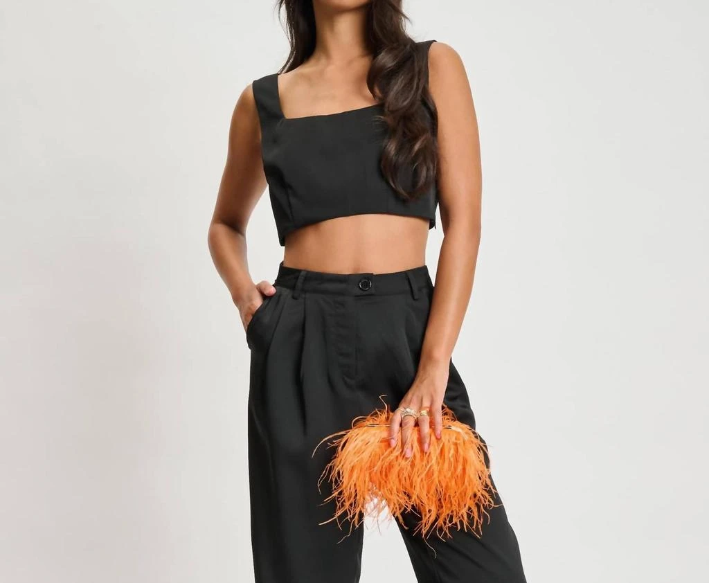 Moda Luxe Harlow Evening Bag In Orange 2