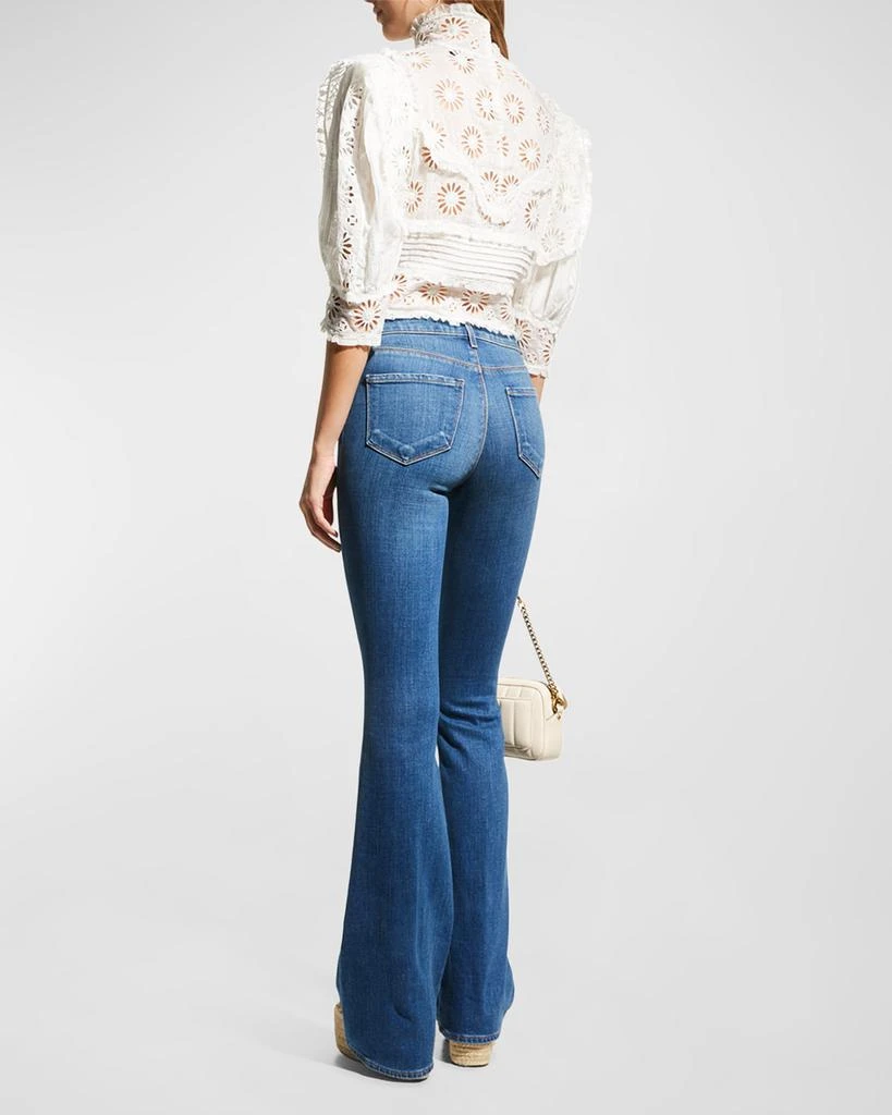 L'Agence Bell High-Rise Flare Jeans 4