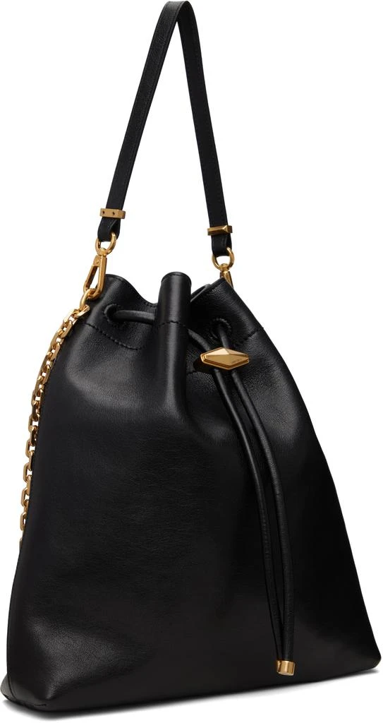 Jimmy Choo Black Cinch Bucket Chain Bag 2