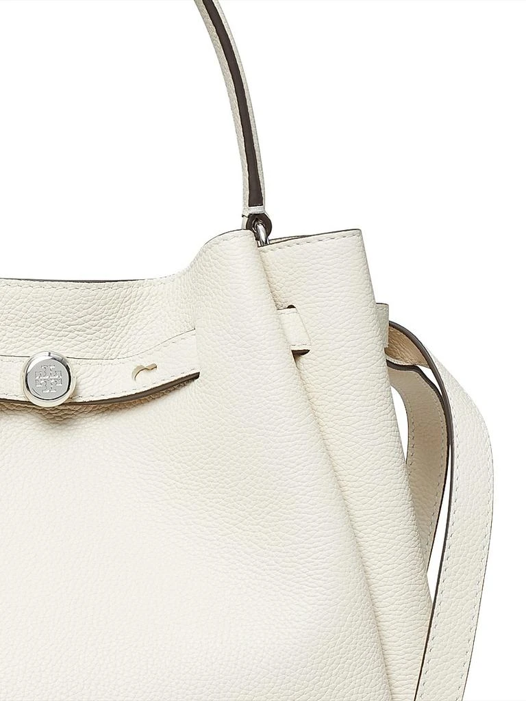 Tory Burch Romy Pebbled Leather Bucket Bag 7