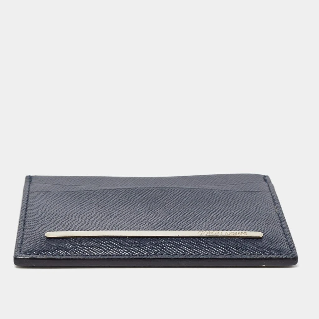 Giorgio Armani Giorgio Armani Navy Blue Leather Card Holder 7