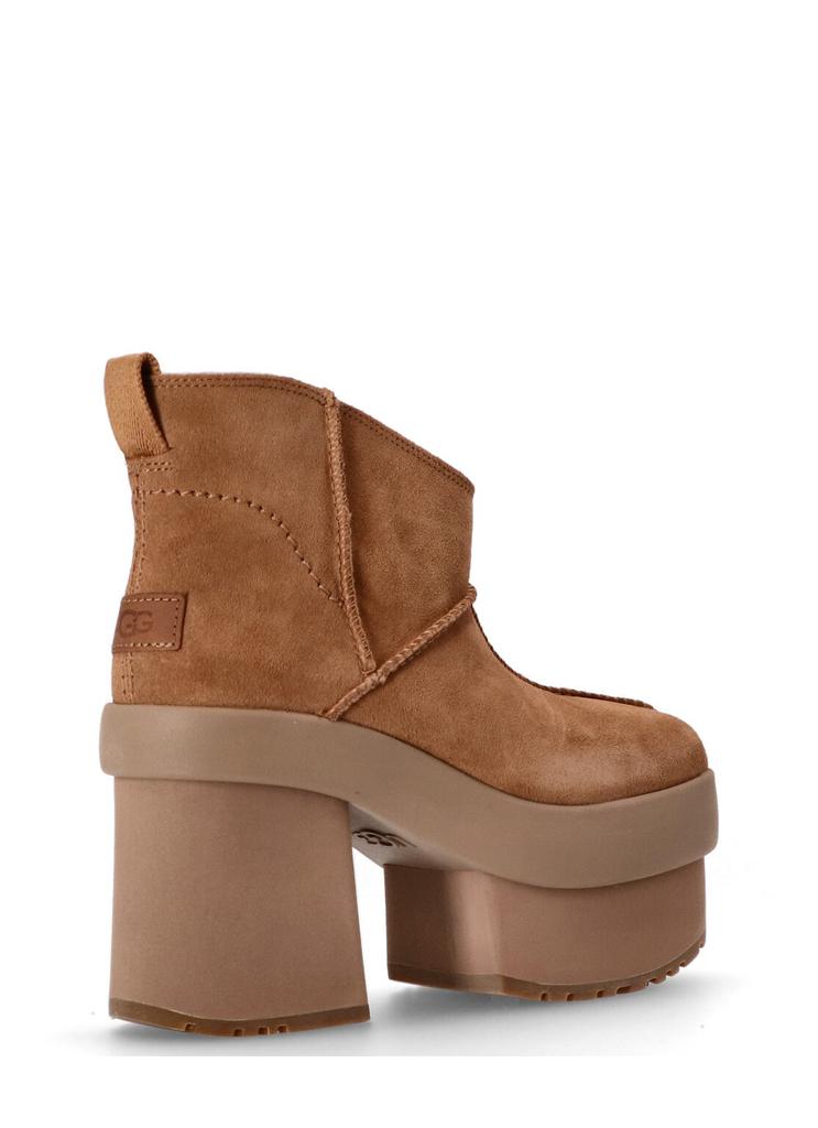 【UGG】New Heights Platform Mini UGG New Heights Platform Mini Fur Lined Booties | Dillard's
