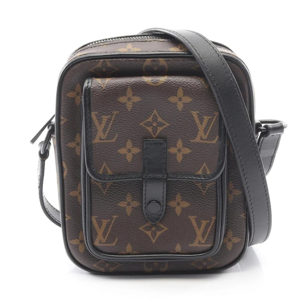Louis Vuitton Monogram Macassar Coated Canvas Leather Handbag Shoulder Bag (Pre-Owned)