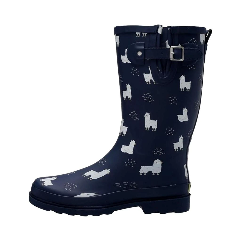 Western Chief Printed Tall Rain Boot No Probllama  21001318P-421 Women's 1