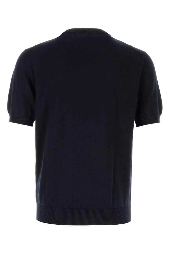 Fendi Fendi FF Plaque Short Sleeved Knitted T-Shirt 2