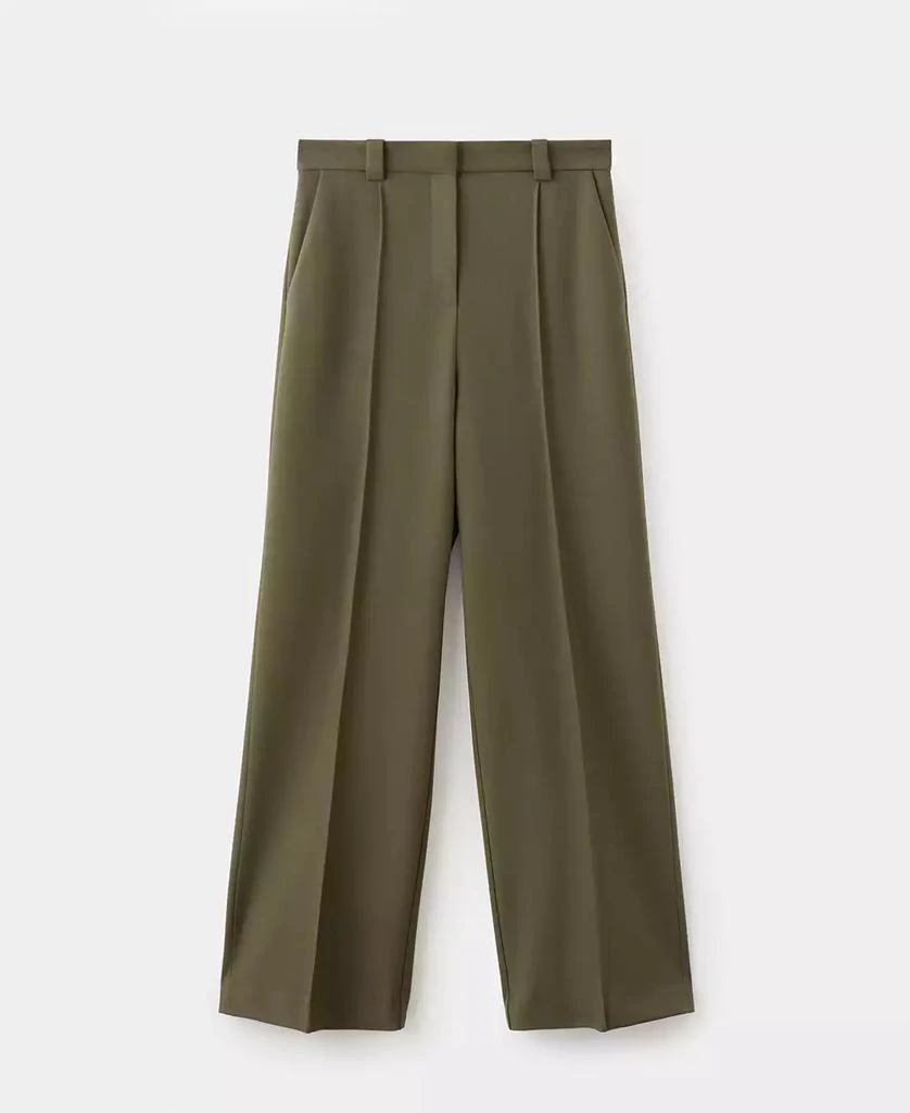 Mango Women
s Straight Mid-Rise Pants