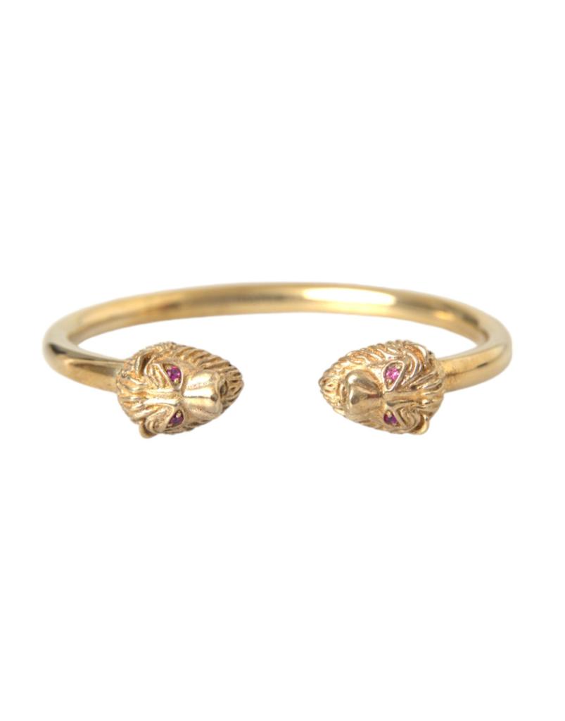 Nialaya CZ Lion Bangle Bracelet Women's Women