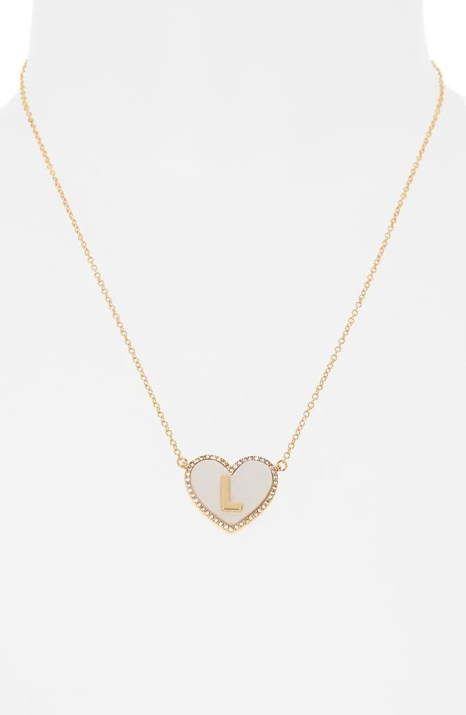 BAUBLEBAR Heart Initial Pendant Necklace 3