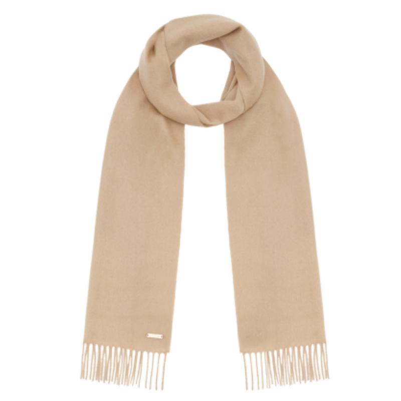 Hortons England Hortons England -Lindo Lambswool Scarf - Tan  1111111